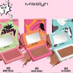 NWT Misslyn 3Pcs Blush and Contour Set